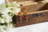 Pink Kundan Earrings (1-4638)(R)