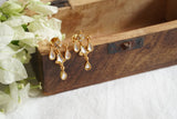 White Kundan Earrings (1-4639)(R)