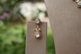 White Necklace Polki Set  (4-8500)(B)