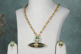 Kundan pendant set(4-8202)(Ak)