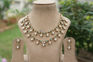 Polki Necklace set (4-7950)(B)