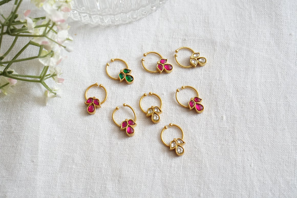 Kundan Septum Nosering (2-217)(AK)