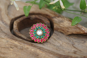 Kundan  Ring (6-295)(AK)