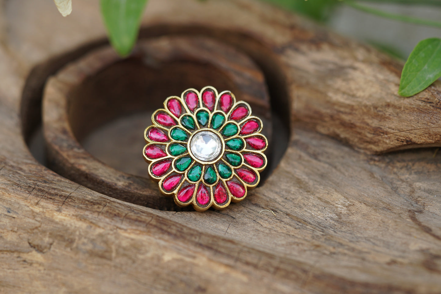Kundan  Ring (6-295)(AK)(offer piece)