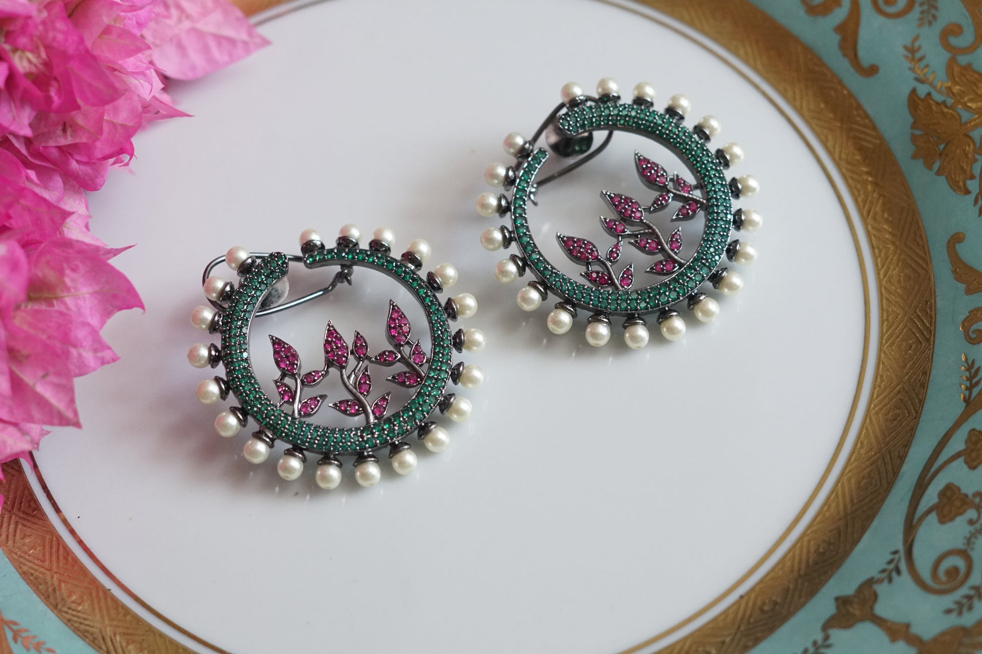 Ad Earrings (1-5087)(B) - JEWELSTYLE