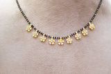 AD Stone necklace (4-8203)(Ak)