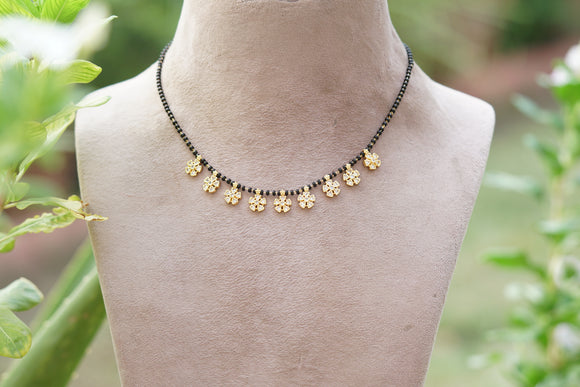 AD Stone necklace (4-8203)(Ak)