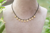 AD Stone necklace (4-8203)(Ak)