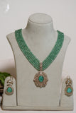 Polki Necklace set (4-7957)(B)