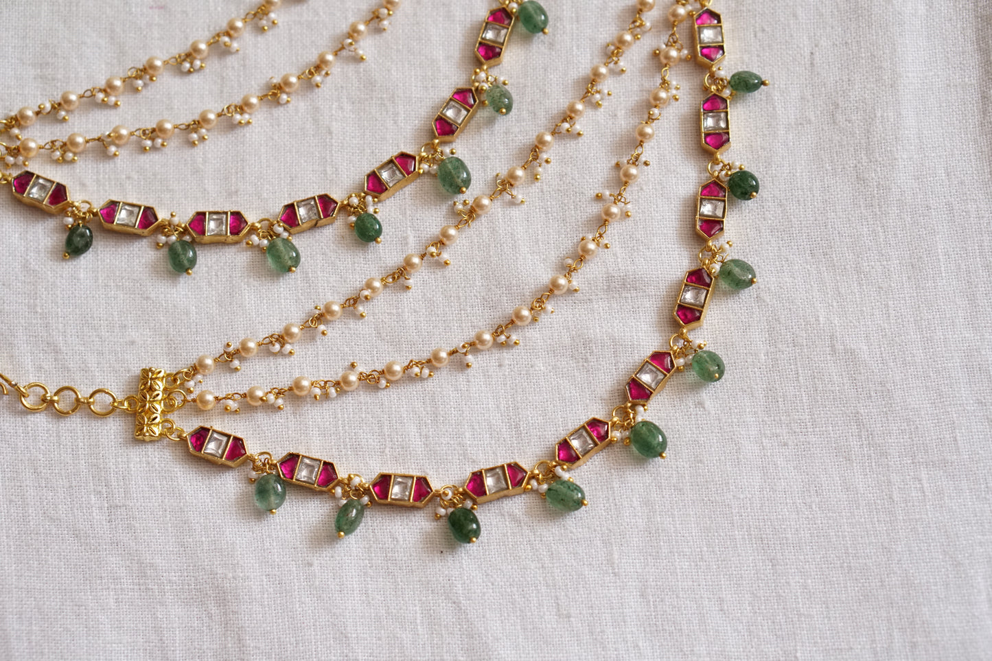 Kundan EarChain (9-206)(K)(PREORDER)