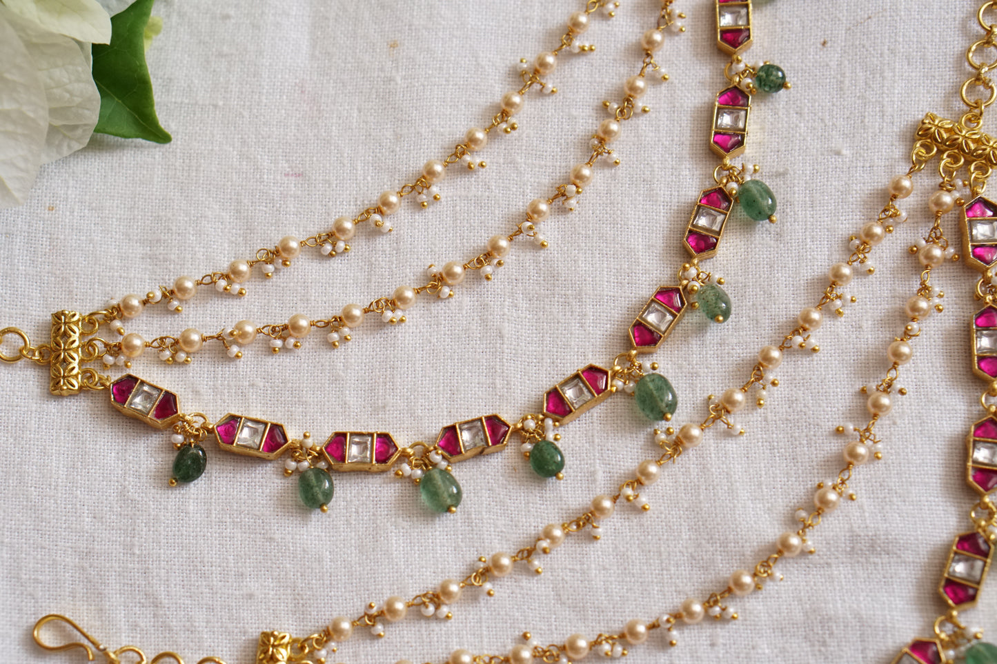 Kundan EarChain (9-206)(K)(PREORDER)