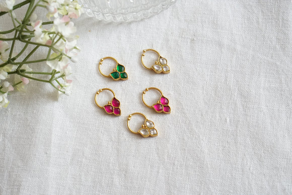 Kundan septum nosering (2-221)(AK)