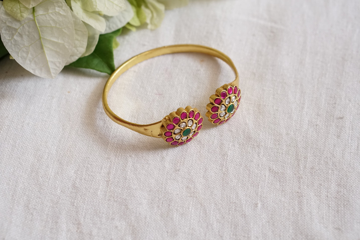 Kundan bangle (3-435)(K)