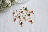 Kundan septum nosering(2-290)(R) - JEWELSTYLE