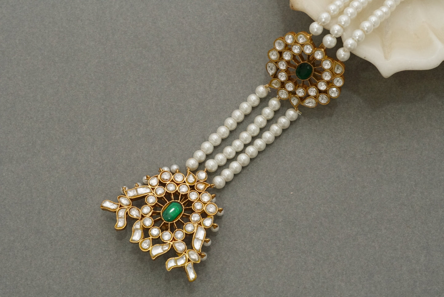 Kundan braid (5-1237)(R)(PREORDER)