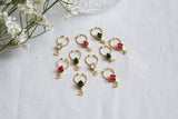 Kundan septum nosering(2-290)(R) - JEWELSTYLE