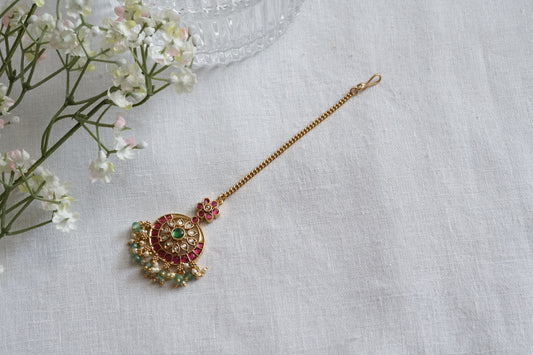 Antique Jadau Maangtikka (5-1710)(AK) - JEWELSTYLE