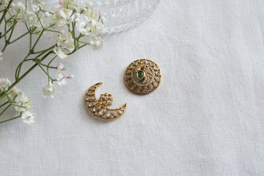 Sun & Moon Antique Hairpin (5-1713)(AK) - JEWELSTYLE