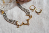 Kundan   Necklace Set   (4-7777) (R)(preorder)