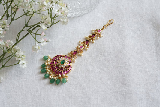 Antique Jadau Maangtikka (5-1712)(AK) - JEWELSTYLE