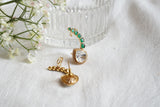 Green stone Polki earcuff (1-4657)(B)
