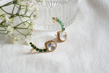 Green stone Polki earcuff (1-4657)(B)