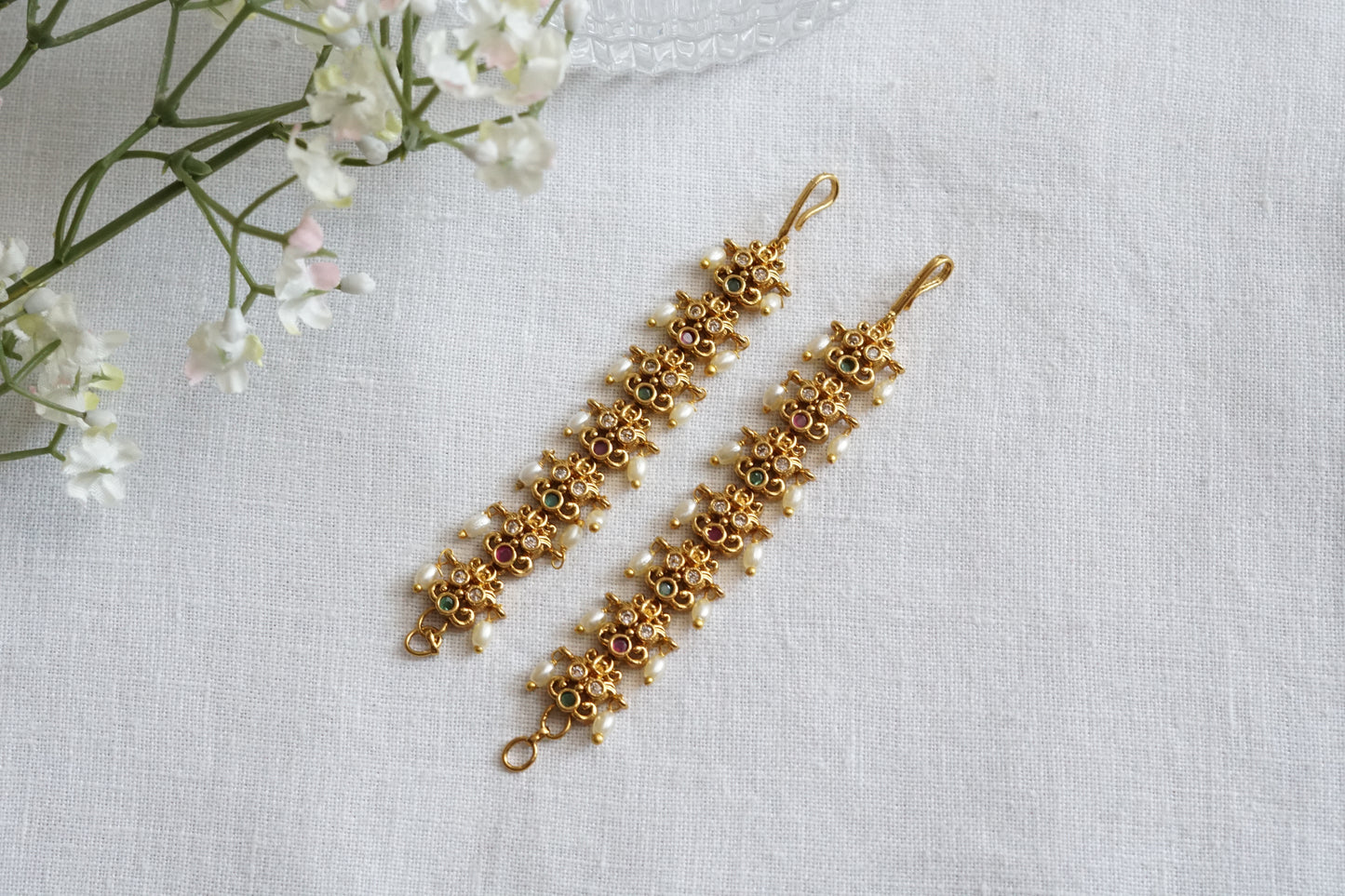 Antique Earchain(9-375)(AK)