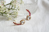 Pink stone Polki earcuff (1-4658)(B)