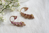 Pink stone Polki earcuff (1-4659)(B)