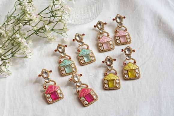 Polki earrings(1-4660)(B)