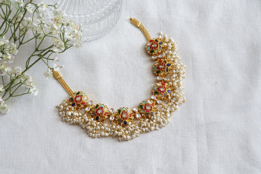 Navratan Kundan Necklace (4-9090)(KA) - JEWELSTYLE