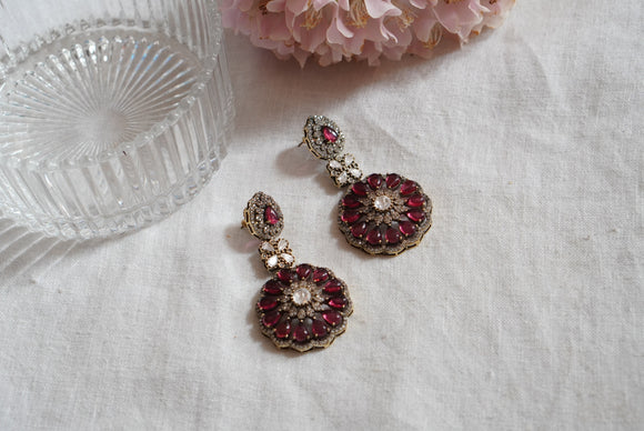 Polki Earrings  (1-4096)(R)