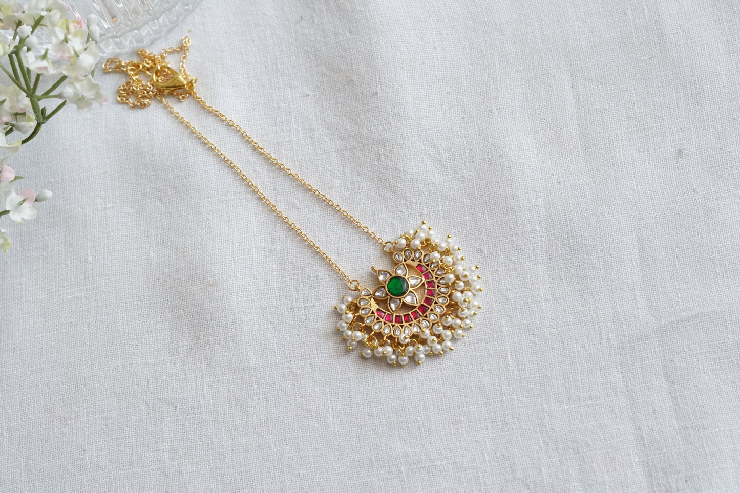 Kundan Pendant (4-9091)(R)