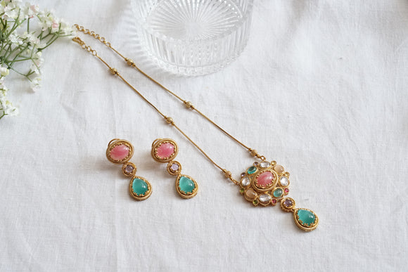 Navrartan Polki Pendant (4-8511)(B)