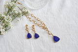 Purple Polki Pendant set (4-8512)(B)