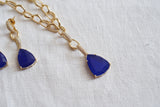Purple Polki Pendant set (4-8512)(B)
