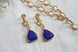 Purple Polki Pendant set (4-8512)(B)