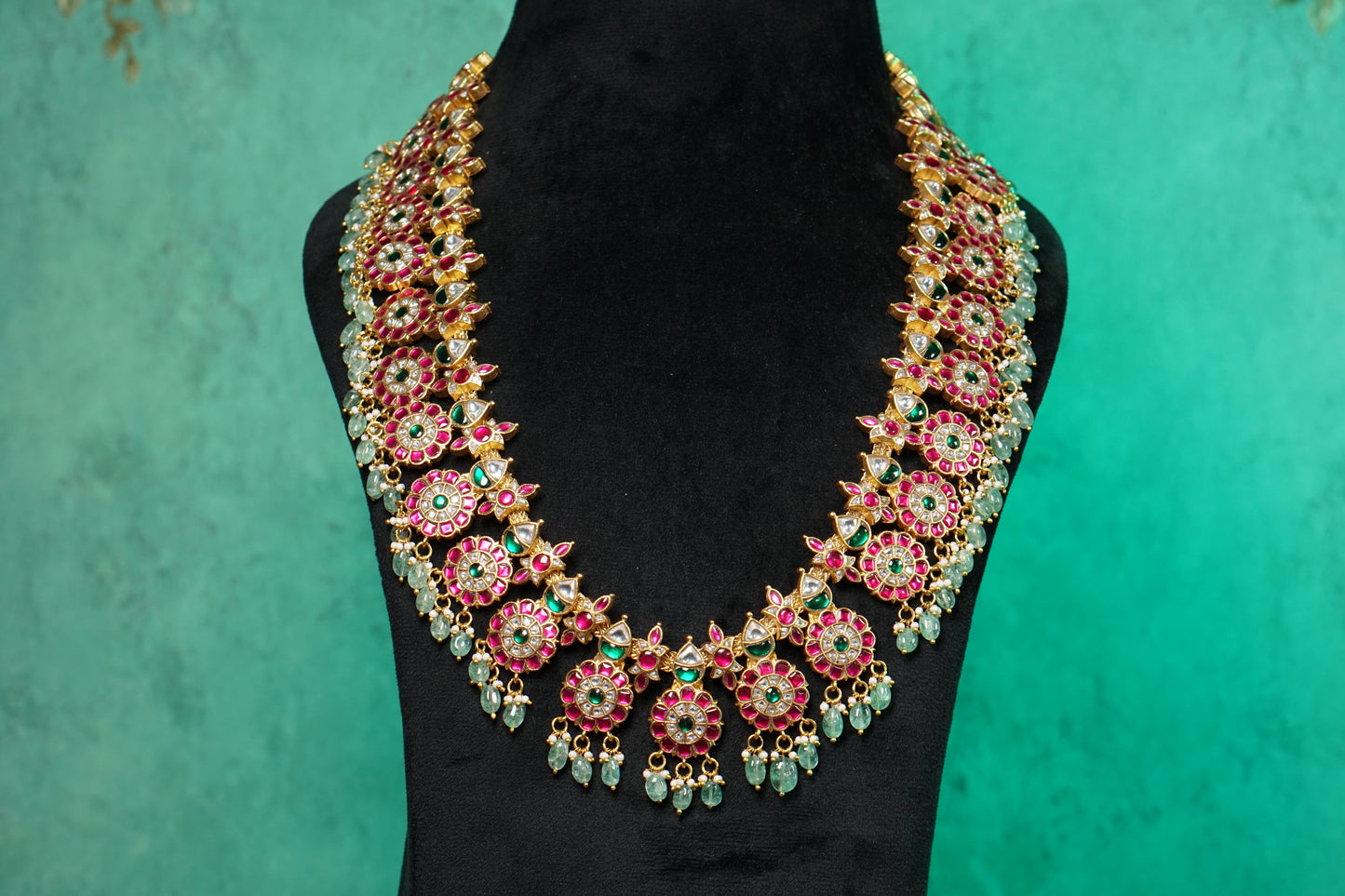 Kundan Necklace (4-8016)(K)Preorder)
