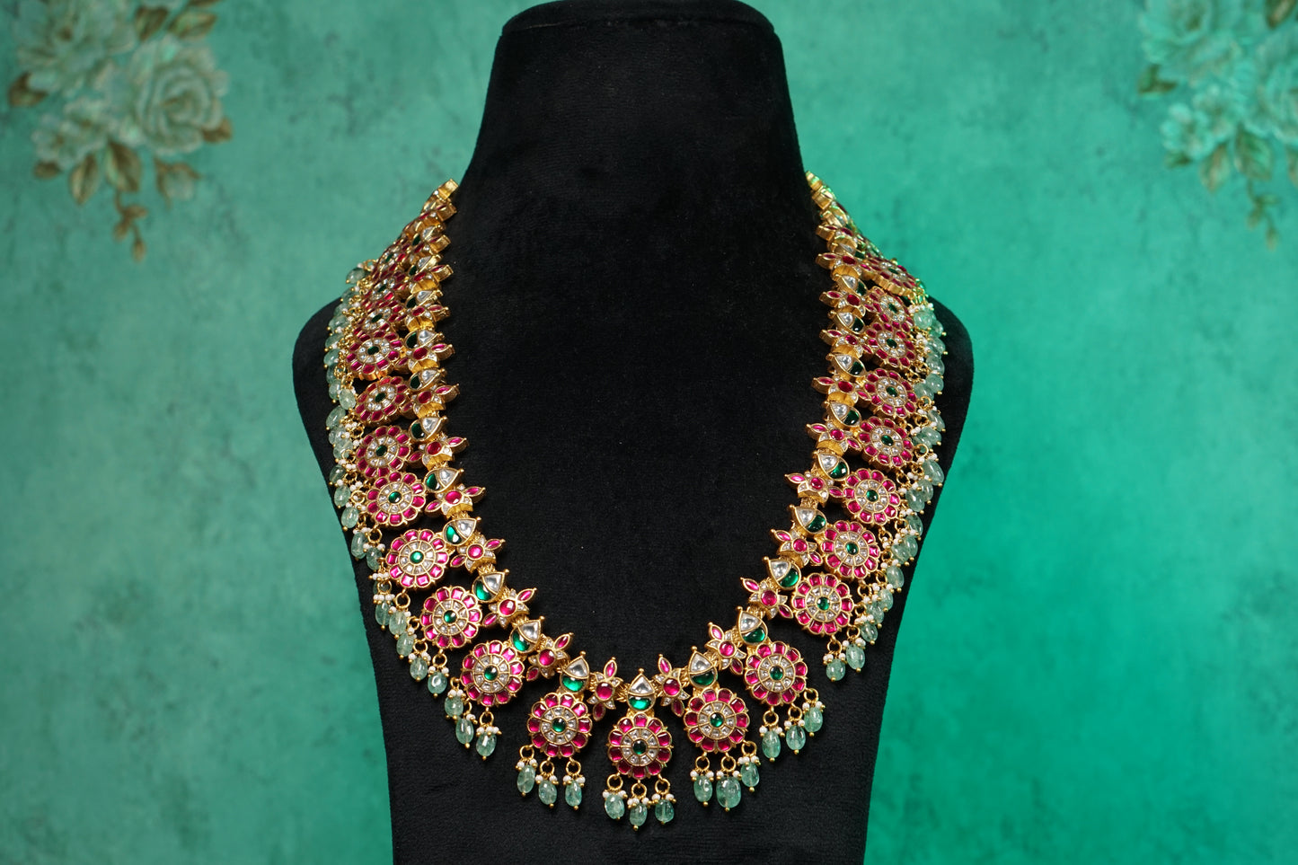 Kundan Necklace (4-8016)(K)Preorder)