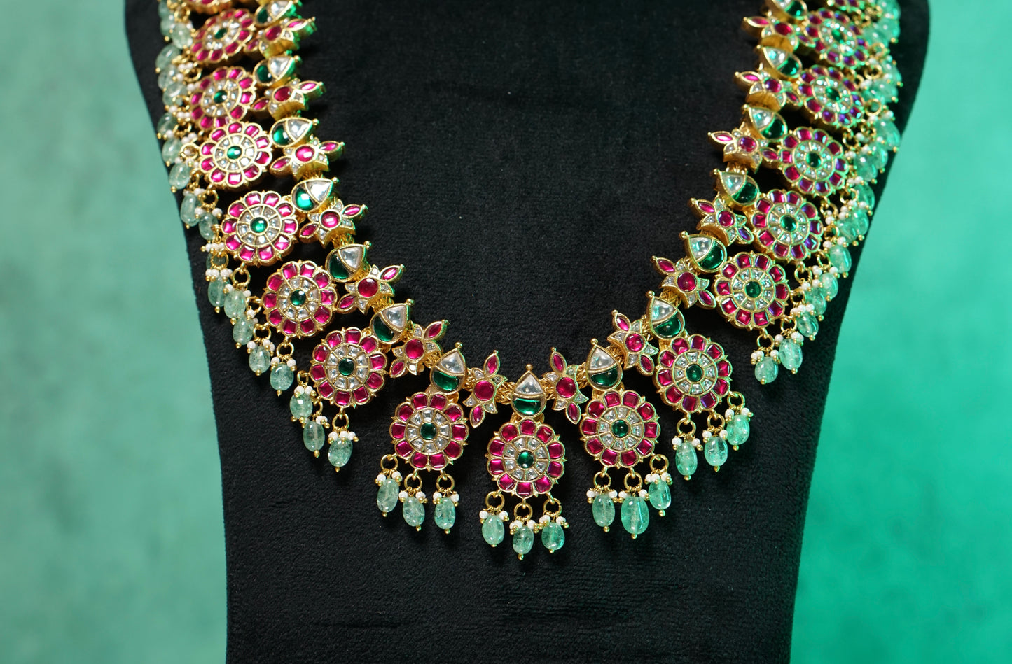 Kundan Necklace (4-8016)(K)Preorder)