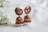 Pink Jhumki (1-4688)(B)