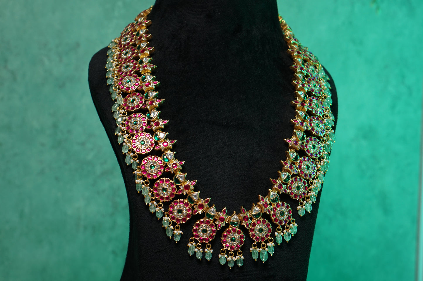 Kundan Necklace (4-8016)(K)Preorder)