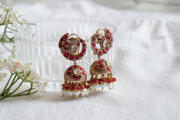 Pink Jhumki (1-4688)(B)