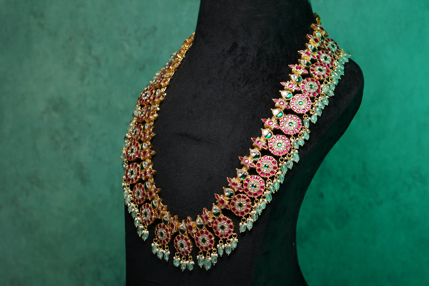 Kundan Necklace (4-8016)(K)Preorder)