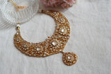 Kundan Necklace    (4-7778) (R)(preorder)