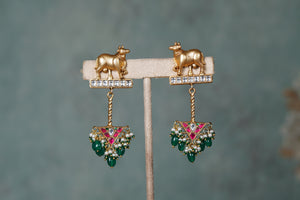 Kundan Earring (1-4382)(R)