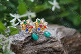 Small Kundan Earring (1-2908)(R) Earrings