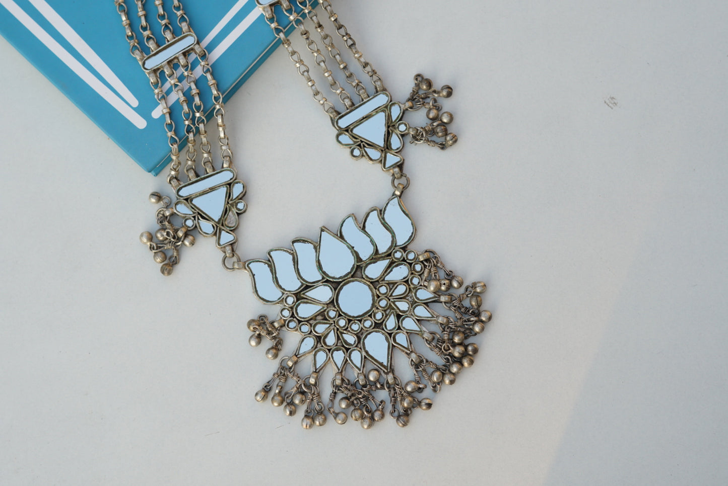 Oxidised pendant necklace (4-6501)(OFFER PIECE) - JEWELSTYLE