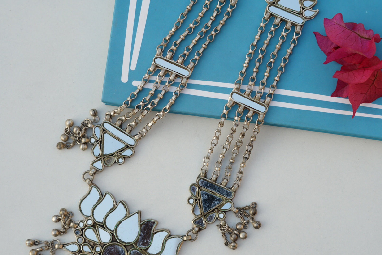 Oxidised pendant necklace (4-6501)(OFFER PIECE) - JEWELSTYLE