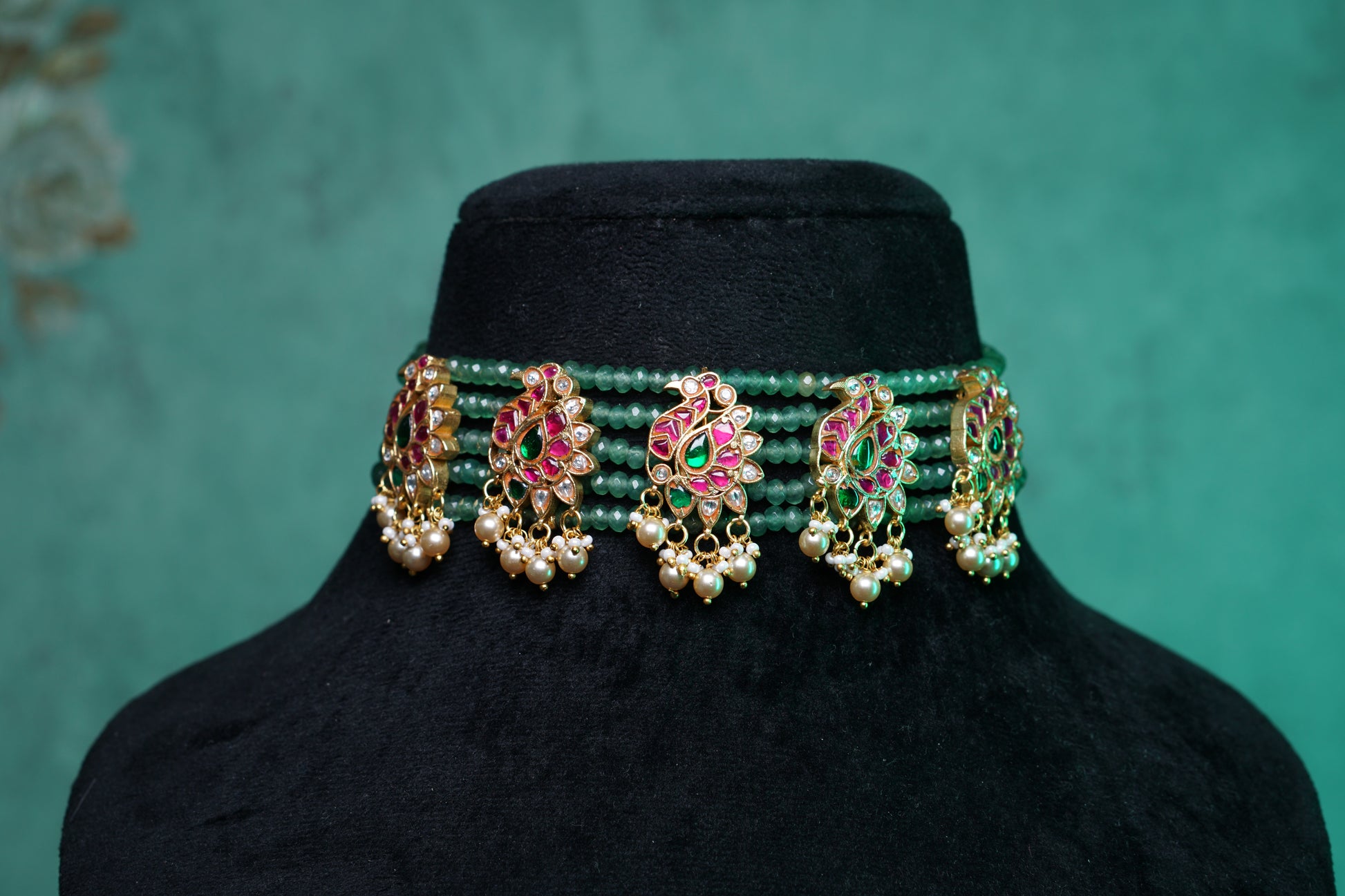 Kundan Choker (4-8021)(K)(Preorder) - JEWELSTYLE